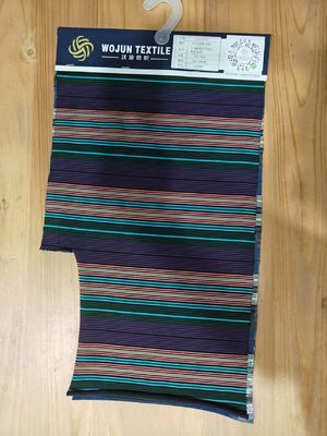Goedkwaliteit Comfortabel en zweet absorberend zacht gestreepte gebreide stof voor casual wear