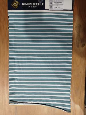 Comfortabel en duurzaam glad gestreepte gebreide stof voor T-shirt