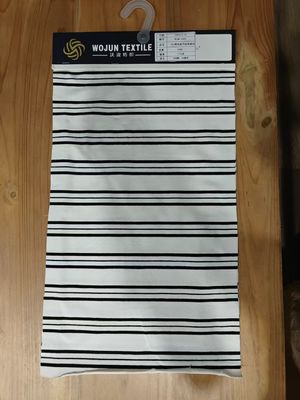175 cm breedte heldere textuur natuurlijk gestreept materiaal stof voor casual wear