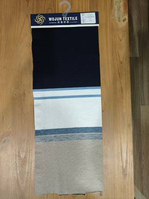 Zachte aanraking en koel en droog glad en modieus helder graan gestreepte gebreide stof voor polo shirt