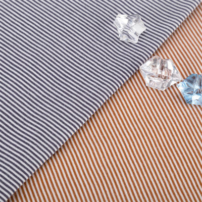 Goede prijs. Milieuvriendelijk en ademend glad gestreepte gebreide stof voor T-shirt online