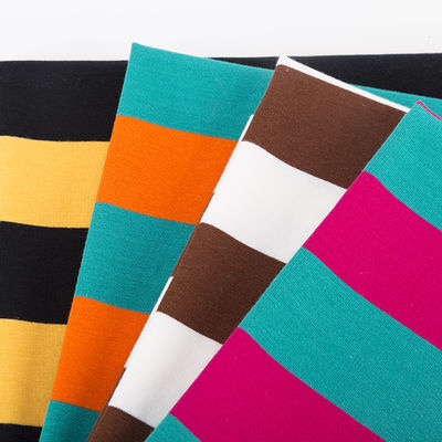 Goede prijs. Comfortabel en modieus en huidvriendelijk gestreepte gebreide stof voor polo shirt online