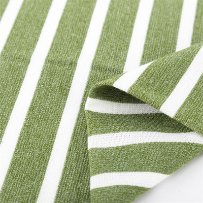 Elastisch en comfortabel en zacht gestreepte breiweefsel voor casual wear