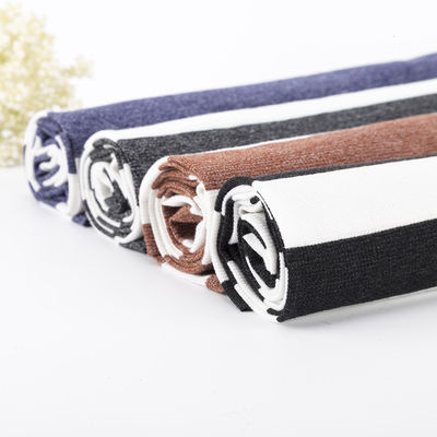 Makkelijk te verzorgen Comfortabel gestreepte gebreide stof voor casual wear lage krimp