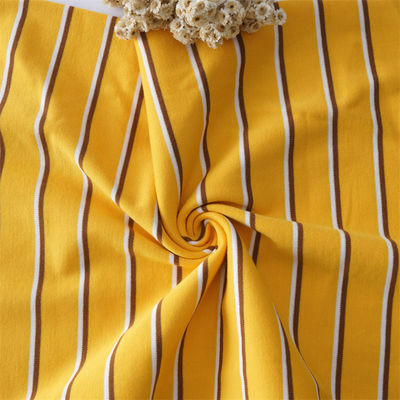 Ademend en hygroscopisch gestreepte gebreide weefsel voor casual wear