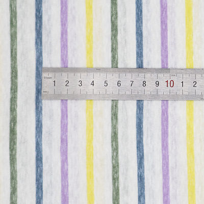 Goede prijs. Comfortabel, duurzaam en huidvriendelijk, ademend gestreepte gebreide stof voor T-shirt online