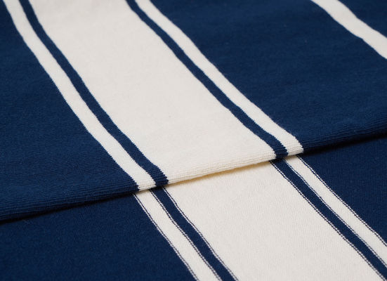 Goede prijs. Ademloze zachte en comfortabele verzorging en huidvriendelijke eenvoudige gestreepte gebreide stof voor casual wear online