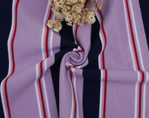 Goede prijs. Comfortabel en huidvriendelijk Duurzaam slijtvast gestreepte gebreide stof voor casual wear online