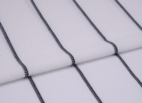 Goede prijs. Comfortabel en ademend en milieuvriendelijk en natuurlijk gestreepte gebreide stof voor polo shirt online