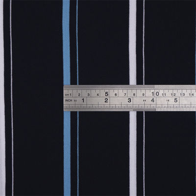 Comfortabel vocht afzuigend ademend duurzaam gestreept materiaal stof voor polo shirt