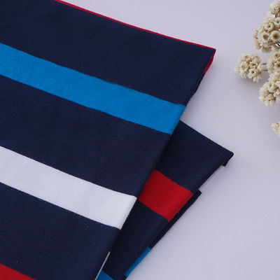 Gezond en comfortabel en huidvriendelijk gestreepte breistof voor polo shirt