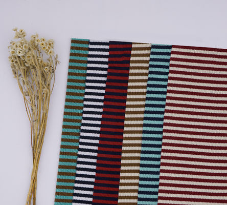 Goede prijs. Comfortabele huidvriendelijke, rimpelvriendelijke, knapperige gestreepte gebreide stof voor T-shirt online