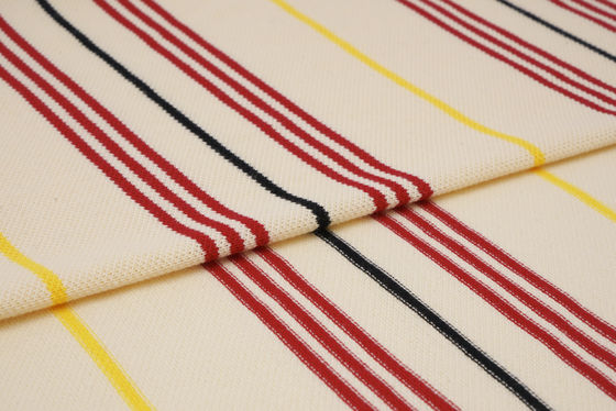 Goede prijs. Geweven, ademend, gezond en duurzaam gestreepte gebreide stof voor T-shirt online