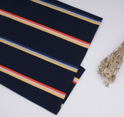 Goede prijs. Gezonde en knapperige slijtvast ademend gestreepte gebreide stof voor T-shirt online
