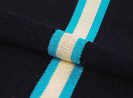 Goede prijs. Ademende, zachte en slijtvaste, kreukvrije gestreepte gebreide stof voor poloshirts online