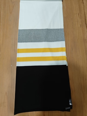 Gezonde Huidvriendelijke Zachte Comfortabele Gestreepte Materiaal Stof Voor T-Shirt