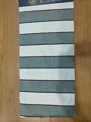 Goede prijs. Comfortable And Skin-Friendly High Wear-Resistant Color Fastness Striped Knit Fabric For T-Shirt online