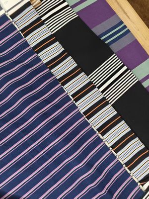 Healthy And dureble And Comfortable Textured Striped Knit Fabric For Casual wear