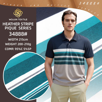 Goede prijs. Breathable And Clear Comfortable High Quality Textured Cotton Pique Fabric For Polo Shirt online