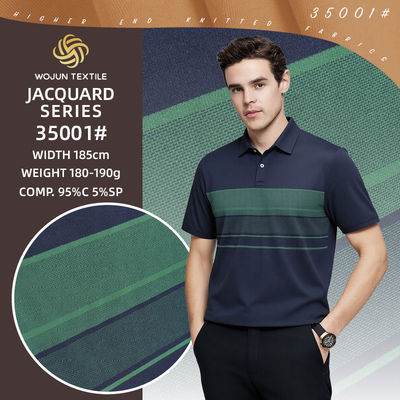 Comfortabele en huidvriendelijke en zachte, gladde en stijve katoenen T-shirt stof voor T-shirt