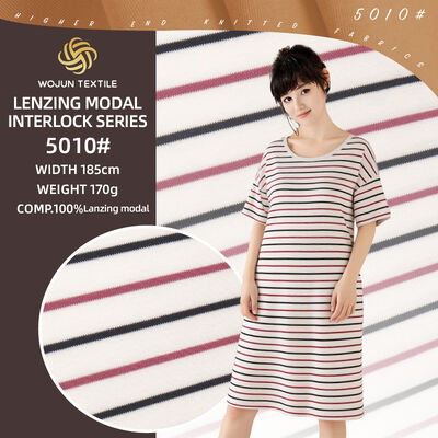 Goede prijs. Gezond, comfortabel en zacht gestreept gebreid garen geverfd ademend voor homewear online