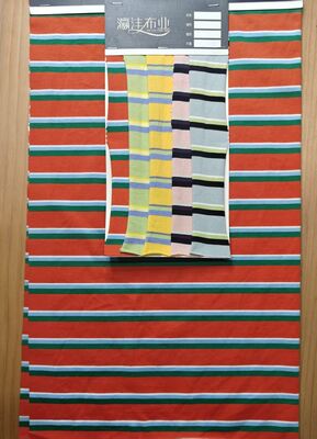 Goede prijs. Ademend en duurzaam Goedkwaliteit Comfortabel en gestreepte gebreide stof Ademend voor T-shirt online