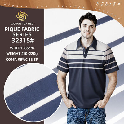 Goede prijs. Ademend, Vochtregulerend en Huidvriendelijk, Katoenen Piqué Stof voor Poloshirt online