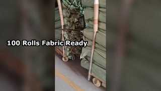 Stof klaar voor verzending 100 rollen