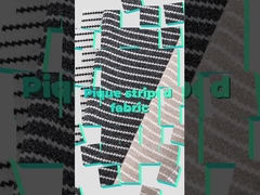 Het in te ademen Piqué breit Stof, Multi Gestreepte de T-shirtstof van de Kleurenlente