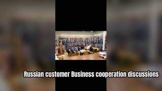 Live vanuit onze showroom: een productieve dag met onze klanten uit Rusland